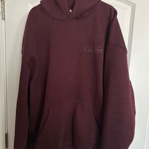 Brand new Comfrt Minimalist Hoodie Sweatshirt unisex Size 2XL color maroon